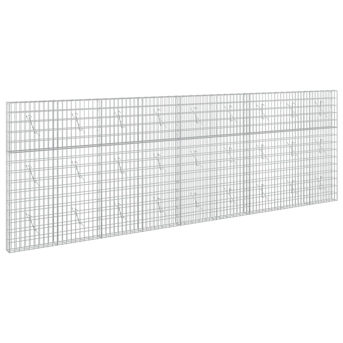 Gabion cu Sârmă de 3,5 mm și Plasă de 5x10 cm 450x10x150 cm WALTI