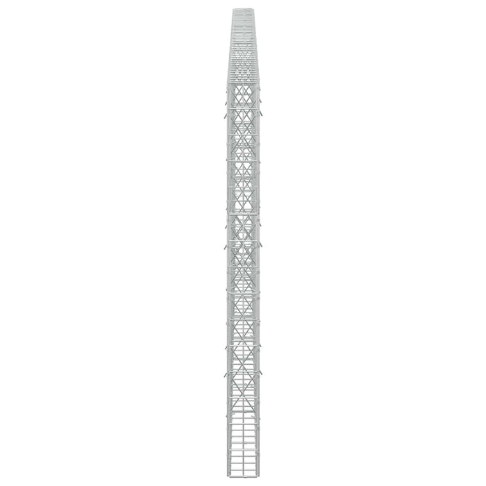 Gabion cu Sârmă de 3,5 mm și Plasă de 5x10 cm 450x10x150 cm WALTI