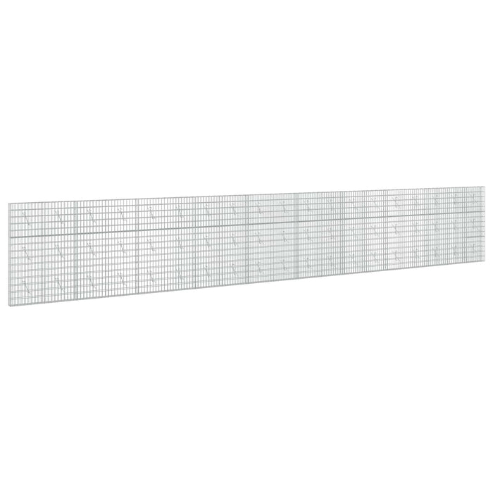 Gabion cu Sârmă de 3,5 mm și Plasă de 5x10 cm 950x10x150 cm WALTI