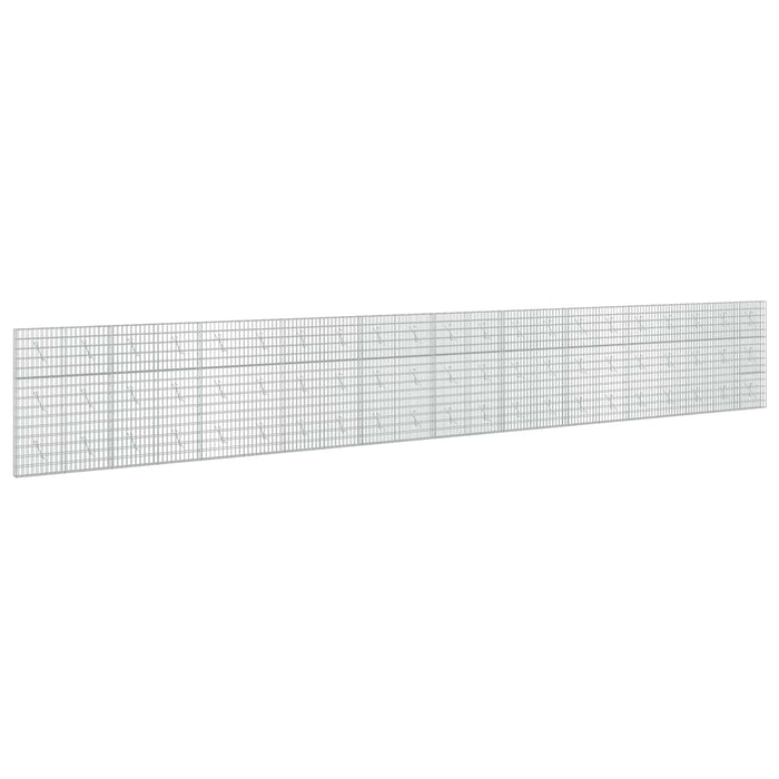 Gabion cu Sârmă de 3,5 mm și Plasă de 5x10 cm 1050x10x150 cm WALTI