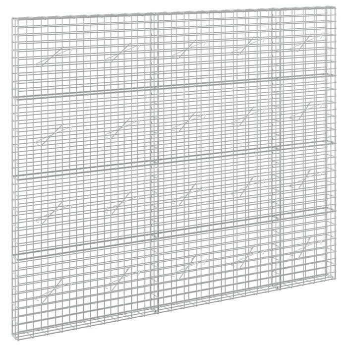 Gabion cu Sârmă de 3,5 mm și Plasă de 5x10 cm 250x10x200 cm WALTI