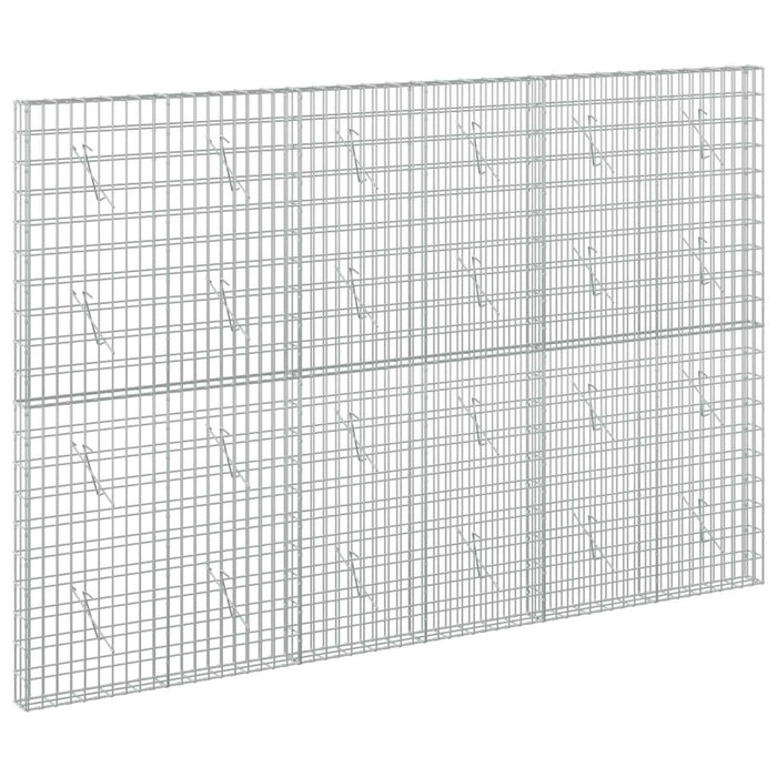 Gabion cu Sârmă de 3,5 mm și Plasă de 5x10 cm 300x10x200 cm WALTI