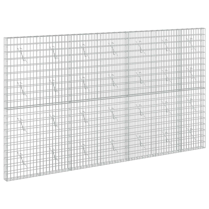 Gabion cu Sârmă de 3,5 mm și Plasă de 5x10 cm 350x10x200 cm WALTI