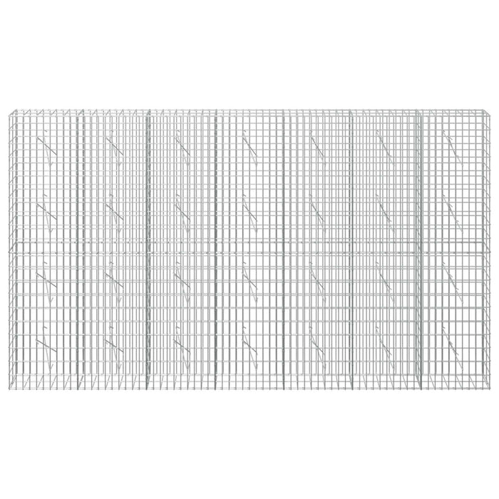 Gabion cu Sârmă de 3,5 mm și Plasă de 5x10 cm 350x10x200 cm WALTI