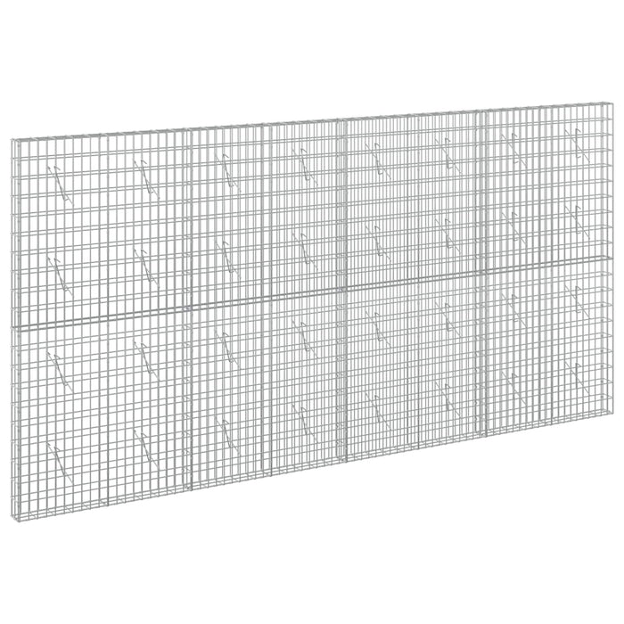 Gabion cu Sârmă de 3,5 mm și Plasă de 5x10 cm 400x10x200 cm WALTI