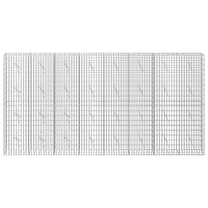 Gabion cu Sârmă de 3,5 mm și Plasă de 5x10 cm 400x10x200 cm WALTI