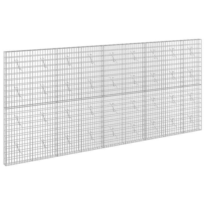 Gabion cu Sârmă de 3,5 mm și Plasă de 5x10 cm 450x10x200 cm WALTI