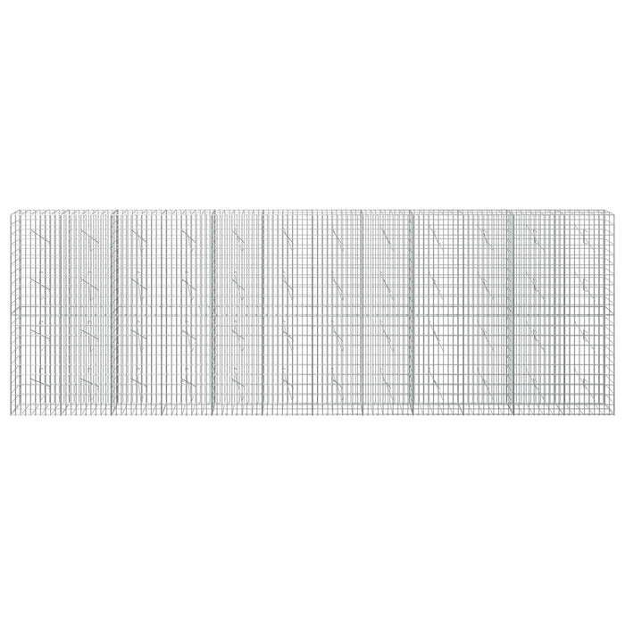 Gabion cu Sârmă de 3,5 mm și Plasă de 5x10 cm 600x10x200 cm WALTI
