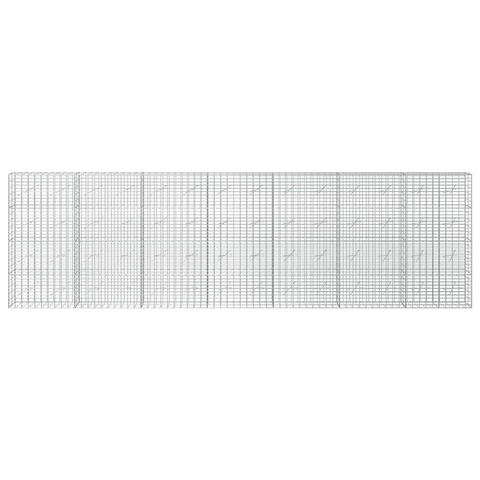 Gabion cu Sârmă de 3,5 mm și Plasă de 5x10 cm 700x10x200 cm WALTI