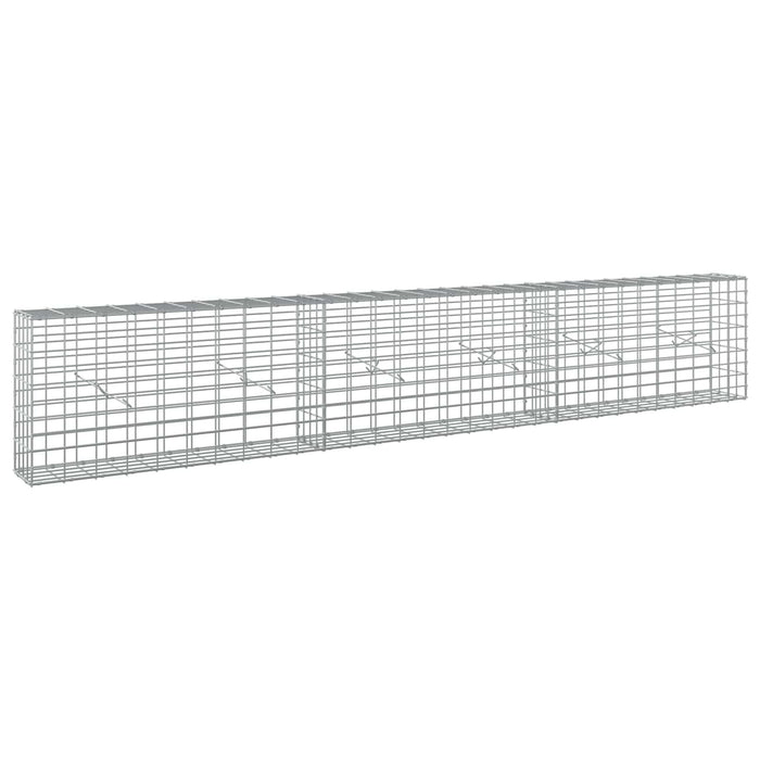 Gabion cu Sârmă de 3,5 mm și Plasă de 5x10 cm 300x20x50 cm WALTI