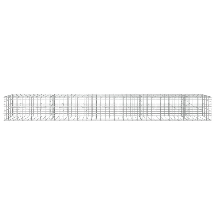 Gabion cu Sârmă de 3,5 mm și Plasă de 5x10 cm 450x20x50 cm WALTI