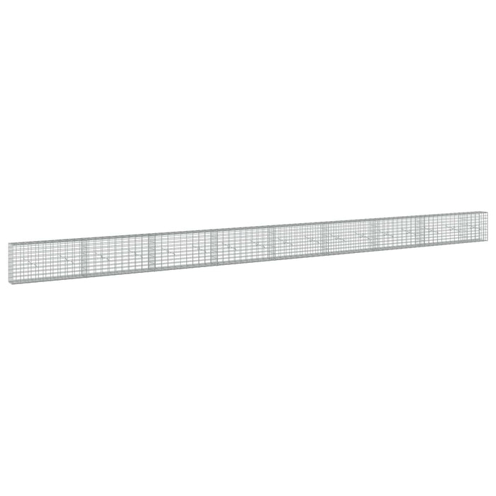 Gabion cu Sârmă de 3,5 mm și Plasă de 5x10 cm 850x20x50 cm WALTI