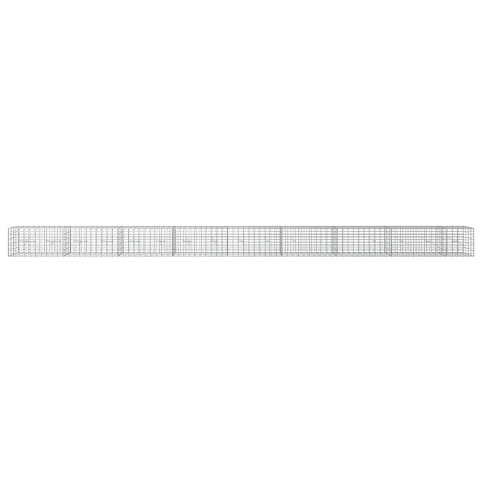 Gabion cu Sârmă de 3,5 mm și Plasă de 5x10 cm 850x20x50 cm WALTI