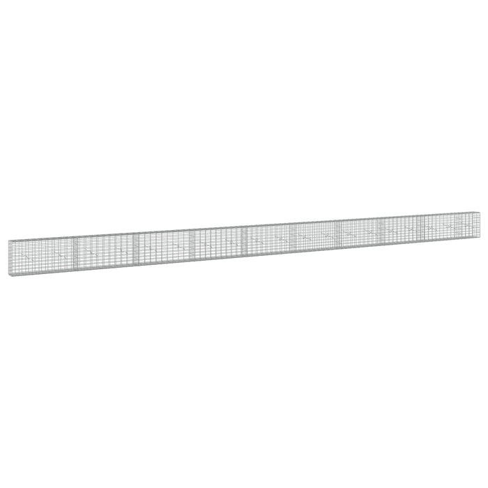 Gabion cu Sârmă de 3,5 mm și Plasă de 5x10 cm 950x20x50 cm WALTI