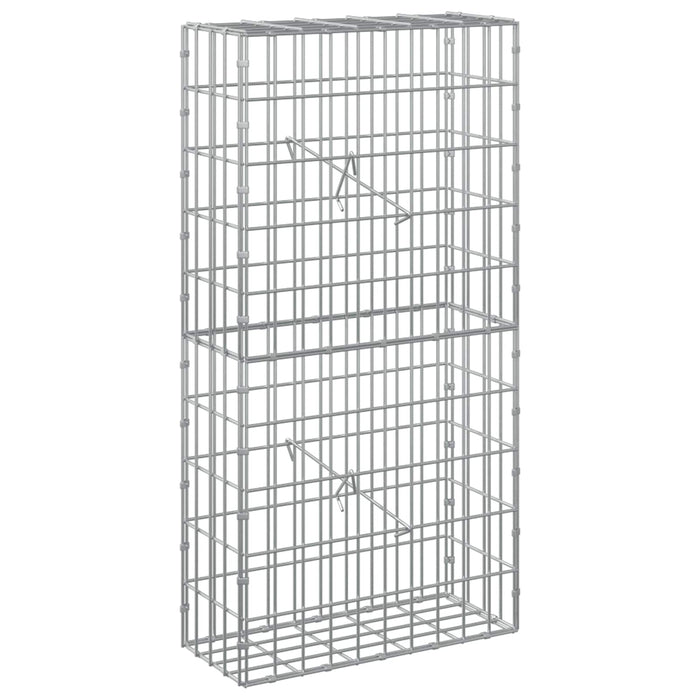 Gabion cu Sârmă de 3,5 mm și Plasă de 5x10 cm 50x20x100 cm WALTI