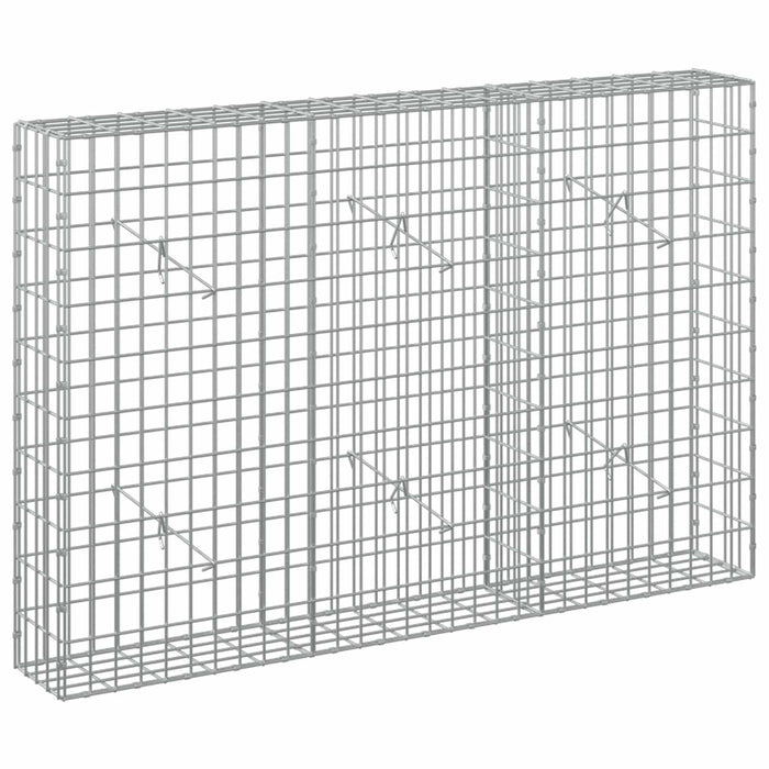 Gabion cu Sârmă de 3,5 mm și Plasă de 5x10 cm 150x20x100 cm WALTI