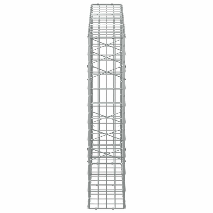Gabion cu Sârmă de 3,5 mm și Plasă de 5x10 cm 150x20x100 cm WALTI