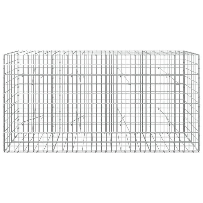 Gabion cu Sârmă de 3,5 mm și Plasă de 5x10 cm 200x20x100 cm WALTI