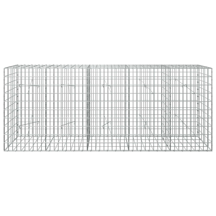 Gabion cu Sârmă de 3,5 mm și Plasă de 5x10 cm 250x20x100 cm WALTI