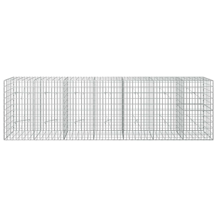 Gabion cu Sârmă de 3,5 mm și Plasă de 5x10 cm 350x20x100 cm WALTI