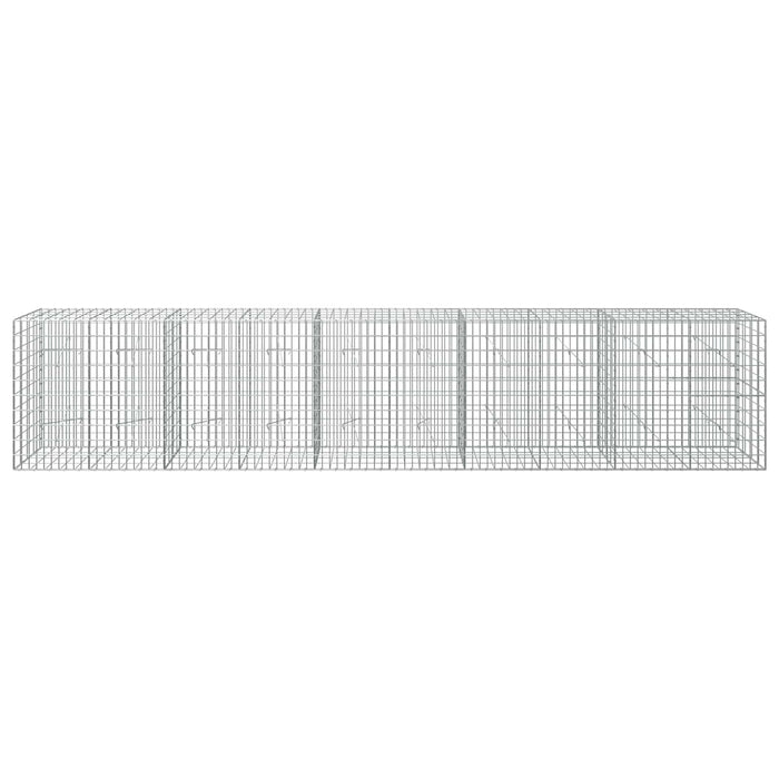 Gabion cu Sârmă de 3,5 mm și Plasă de 5x10 cm 500x20x100 cm WALTI