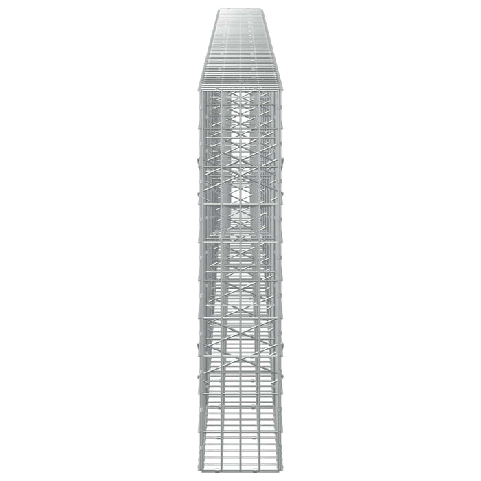 Gabion cu Sârmă de 3,5 mm și Plasă de 5x10 cm 700x20x100 cm WALTI