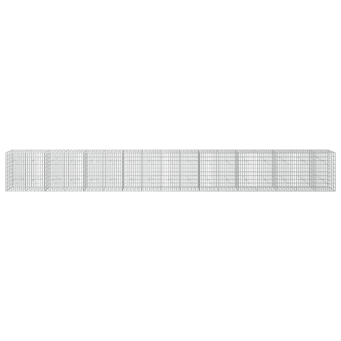 Gabion cu Sârmă de 3,5 mm și Plasă de 5x10 cm 850x20x100 cm WALTI