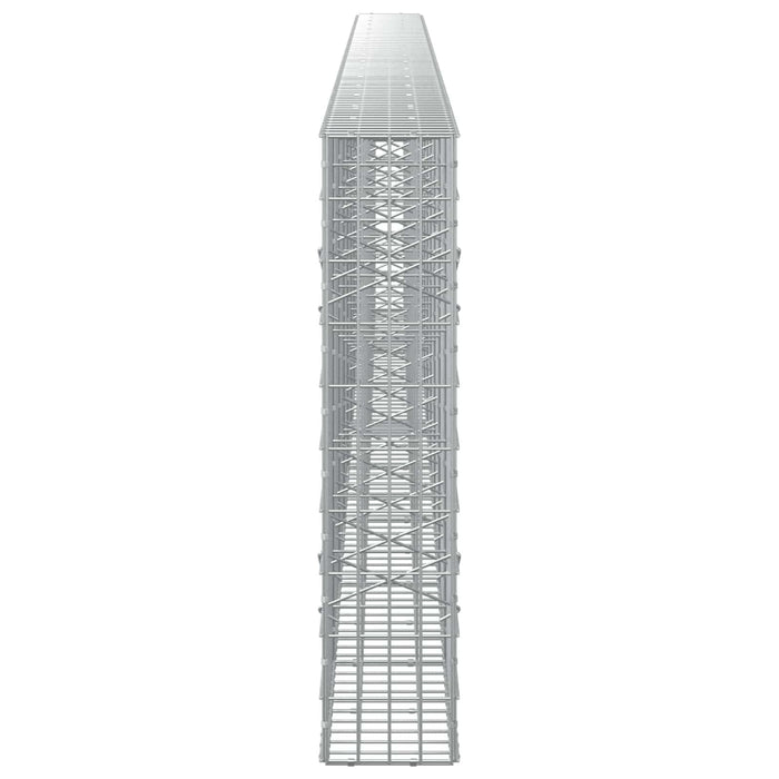 Gabion cu Sârmă de 3,5 mm și Plasă de 5x10 cm 850x20x100 cm WALTI