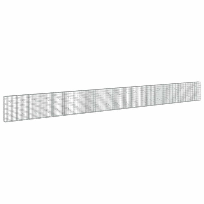 Gabion cu Sârmă de 3,5 mm și Plasă de 5x10 cm 1050x20x100 cm WALTI