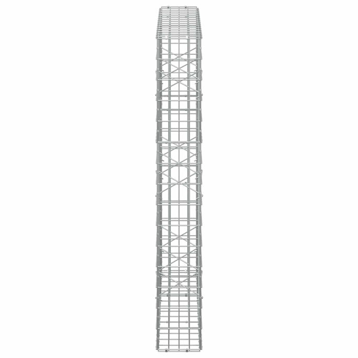 Gabion cu Sârmă de 3,5 mm și Plasă de 5x10 cm 150x20x150 cm WALTI
