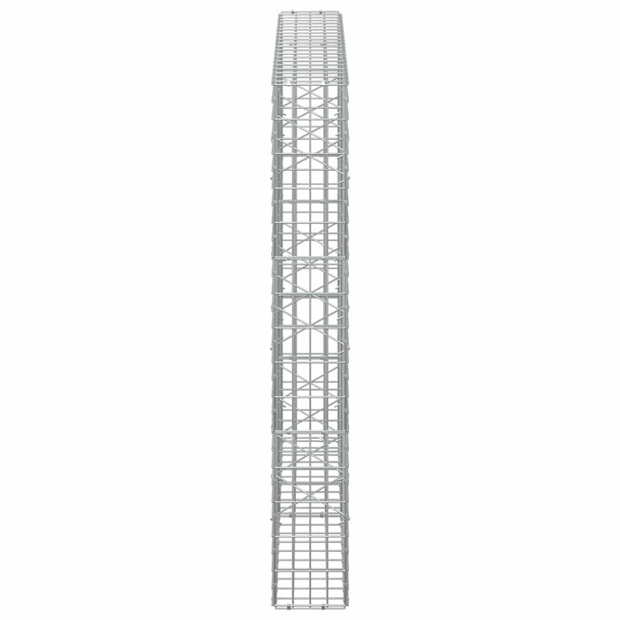 Gabion cu Sârmă de 3,5 mm și Plasă de 5x10 cm 200x20x150 cm WALTI