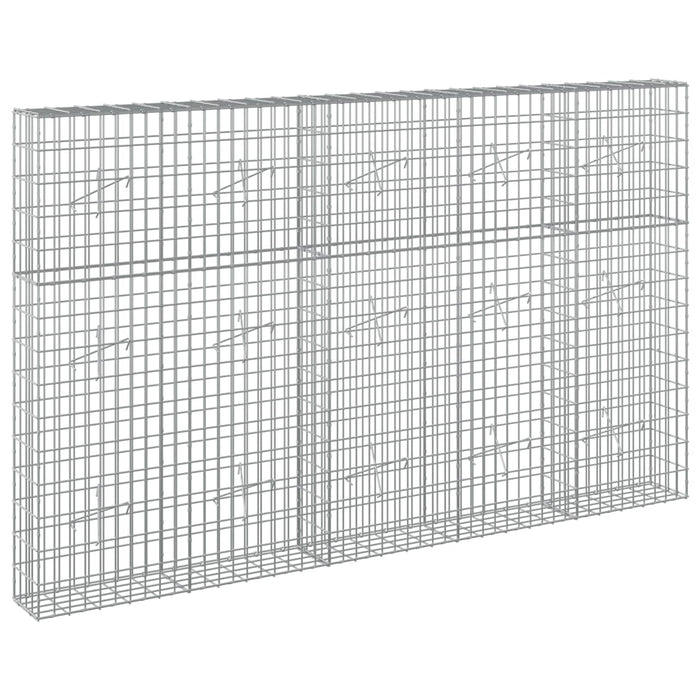 Gabion cu Sârmă de 3,5 mm și Plasă de 5x10 cm 250x20x150 cm WALTI