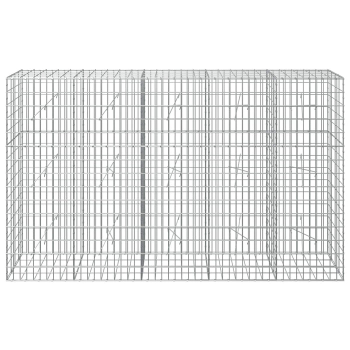 Gabion cu Sârmă de 3,5 mm și Plasă de 5x10 cm 250x20x150 cm WALTI