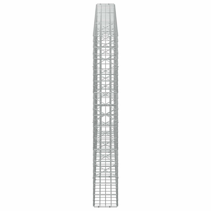 Gabion cu Sârmă de 3,5 mm și Plasă de 5x10 cm 300x20x150 cm WALTI
