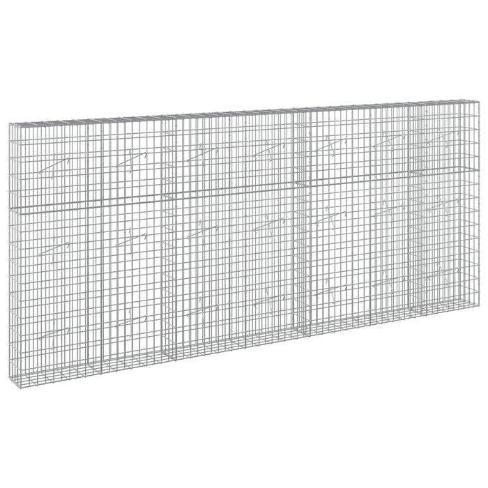 Gabion cu Sârmă de 3,5 mm și Plasă de 5x10 cm 350x20x150 cm WALTI