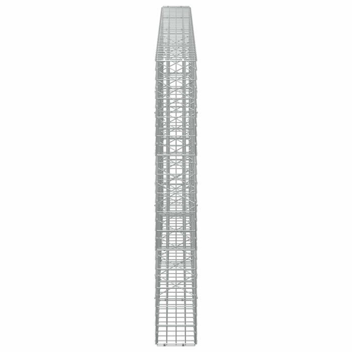 Gabion cu Sârmă de 3,5 mm și Plasă de 5x10 cm 400x20x150 cm WALTI
