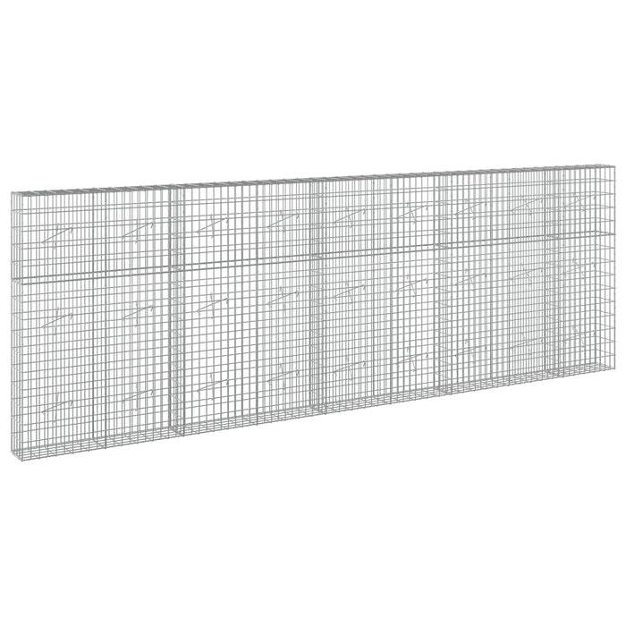 Gabion cu Sârmă de 3,5 mm și Plasă de 5x10 cm 450x20x150 cm WALTI