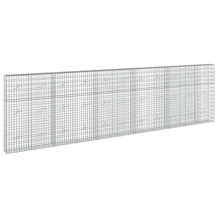 Gabion cu Sârmă de 3,5 mm și Plasă de 5x10 cm 550x20x150 cm WALTI