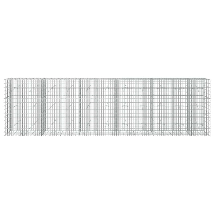 Gabion cu Sârmă de 3,5 mm și Plasă de 5x10 cm 550x20x150 cm WALTI