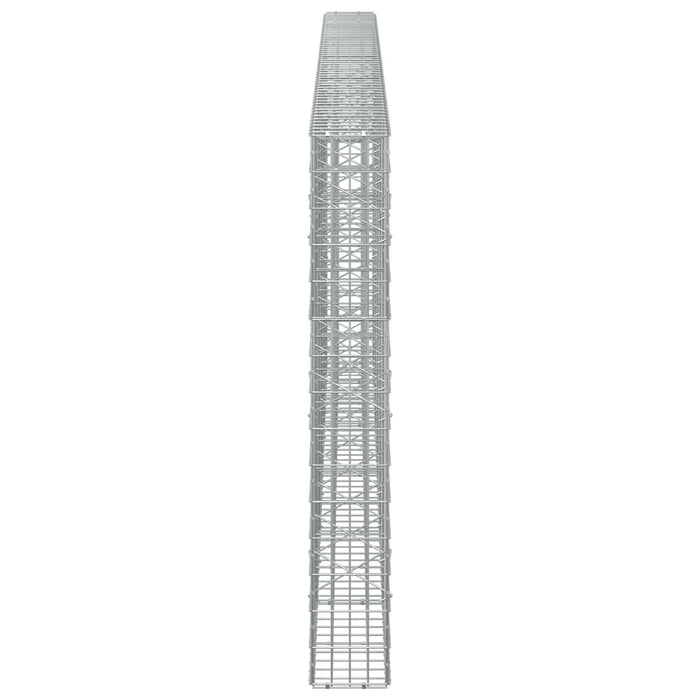 Gabion cu Sârmă de 3,5 mm și Plasă de 5x10 cm 550x20x150 cm WALTI
