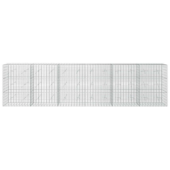 Gabion cu Sârmă de 3,5 mm și Plasă de 5x10 cm 600x20x150 cm WALTI