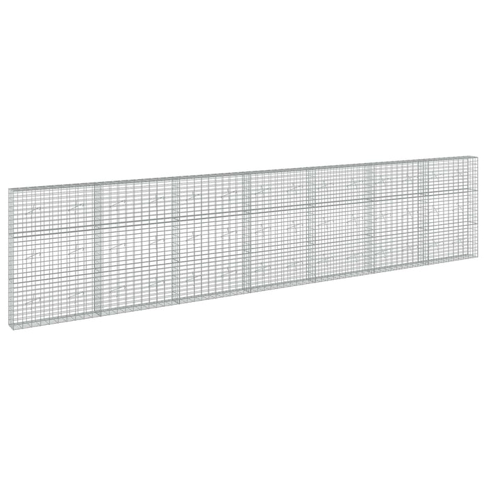 Gabion cu Sârmă de 3,5 mm și Plasă de 5x10 cm 700x20x150 cm WALTI
