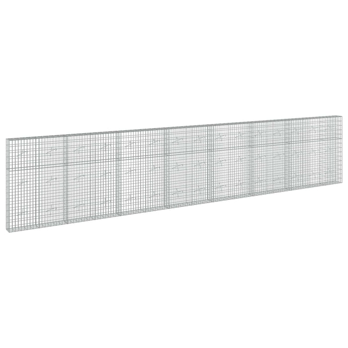 Gabion cu Sârmă de 3,5 mm și Plasă de 5x10 cm 750x20x150 cm WALTI
