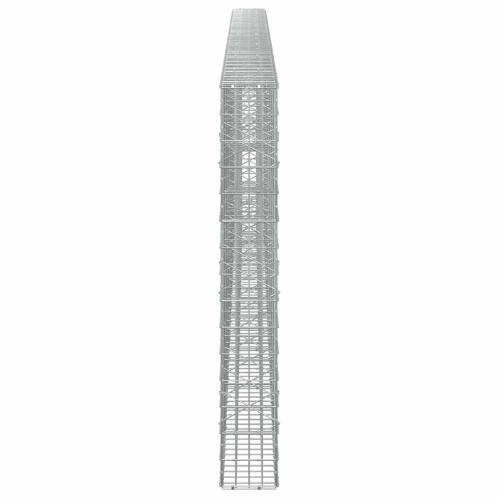 Gabion cu Sârmă de 3,5 mm și Plasă de 5x10 cm 750x20x150 cm WALTI