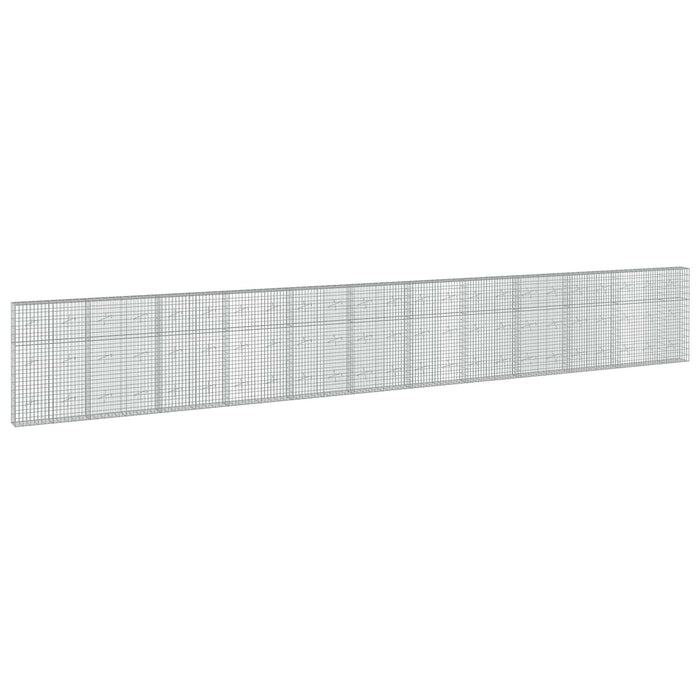Gabion cu Sârmă de 3,5 mm și Plasă de 5x10 cm 1150x20x150 cm WALTI