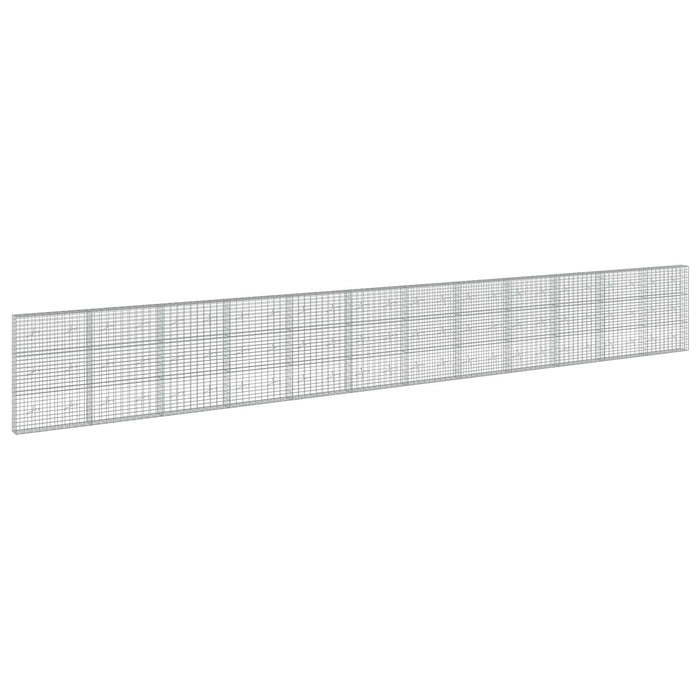 Gabion cu Sârmă de 3,5 mm și Plasă de 5x10 cm 1200x20x150 cm WALTI