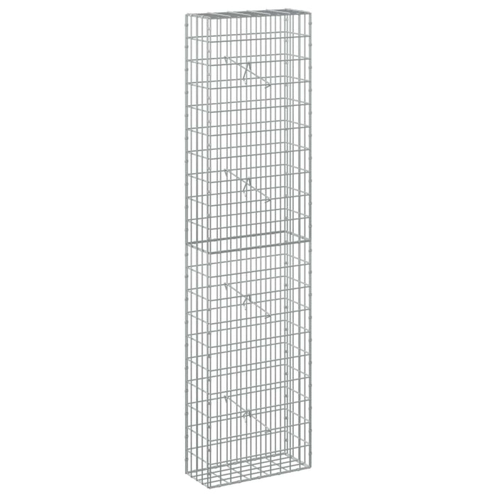 Gabion cu Sârmă de 3,5 mm și Plasă de 5x10 cm 50x20x200 cm WALTI