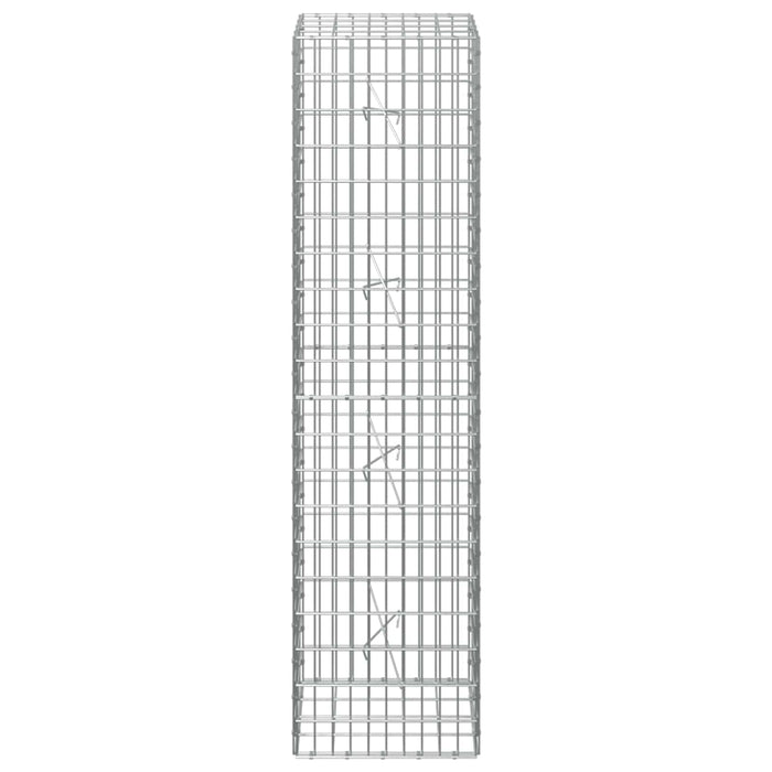 Gabion cu Sârmă de 3,5 mm și Plasă de 5x10 cm 50x20x200 cm WALTI