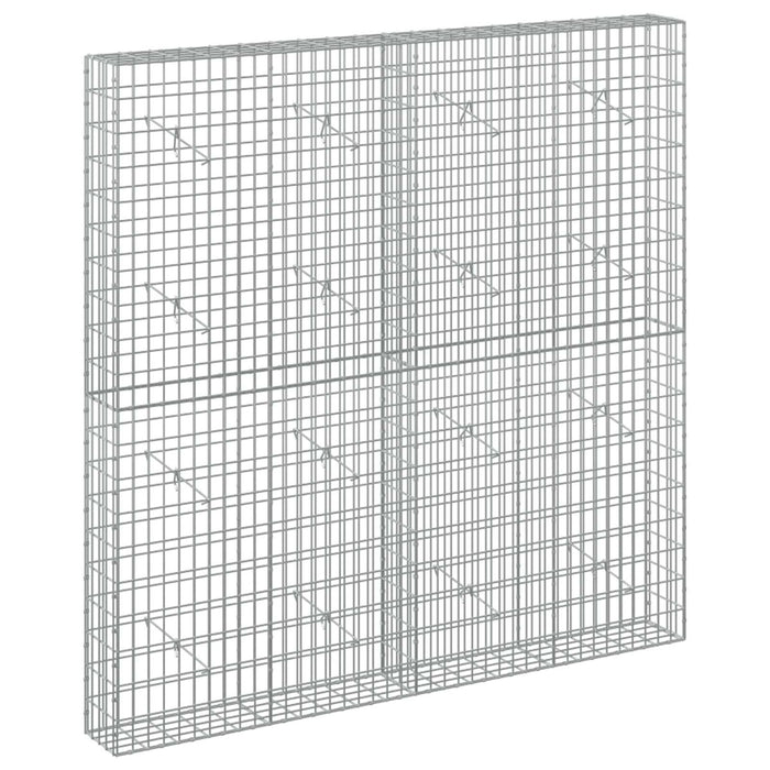 Gabion cu Sârmă de 3,5 mm și Plasă de 5x10 cm 200x20x200 cm WALTI