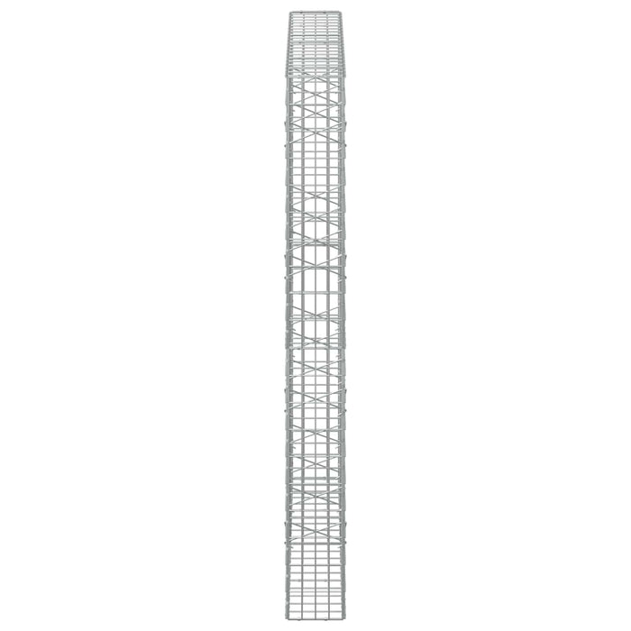 Gabion cu Sârmă de 3,5 mm și Plasă de 5x10 cm 200x20x200 cm WALTI